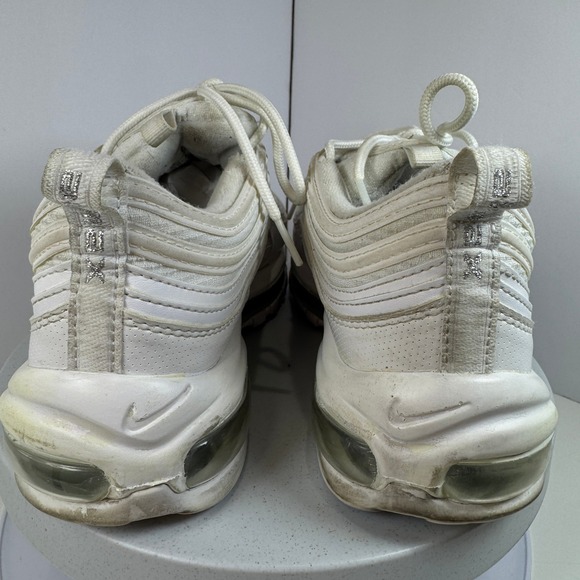 Nike Air Max 97 GS White Summit Sneakers Size 6Y Girls Kids - Picture 7 of 12